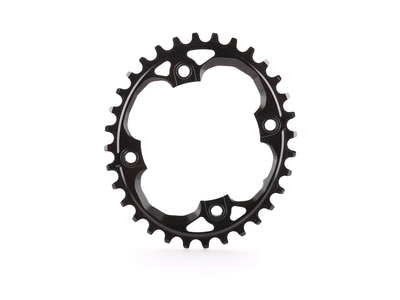 ABSOLUTE BLACK Chainring oval 1-speed BCD 94 narrow-wide...
