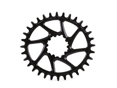 GARBARUK Chainring Melon Direct Mount oval | 1-speed narrow-wide SRAM BB30 Crank 36 Teeth black