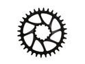 GARBARUK Chainring Round Direct Mount | 1-speed narrow-wide SRAM MTB GXP Crank 34 Teeth black