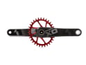 GARBARUK Chainring Melon Direct Mount oval | 1-speed narrow-wide SRAM MTB GXP Crank 34 Teeth black