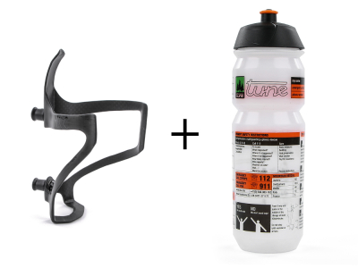 TUNE Bottle Cage Linkstrger including Bottle 750 ml