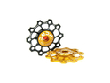 KCNC Jockey Wheel Set ultra light | 11 Teeth gold