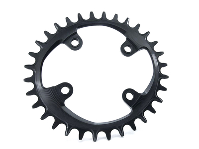 GARBARUK Chainring Melon oval 1-speed narrow-wide BCD 76 SRAM XX1 32 teeth black