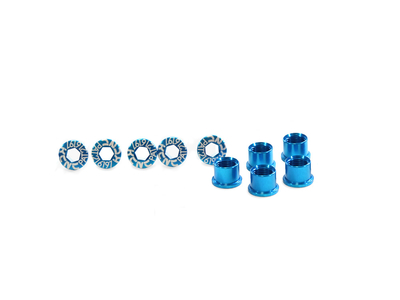 KCNC Chainring Bolts Road 2-speed Aluminium | M8,0 x 8,5 mm black