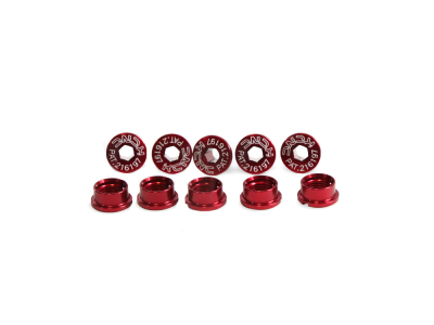 KCNC Kettenblattschrauben Road 2-fach Aluminium | M8,5 x...