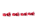KCNC Chainring Bolts MTB 1-speed Aluminium | M8,0 x 6,5 mm red