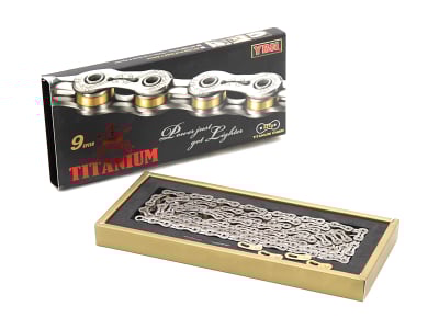 YBN Yaban Kette 9-fach SLA-209 Titanium silber