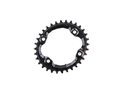 ABSOLUTE BLACK Chainring oval XT M8000 1-speed BCD 96 narrow-wide | black
