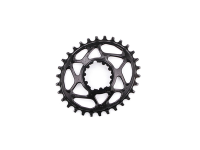 ABSOLUTE BLACK Chainring Direct Mount oval | narrow wide for SRAM Crank | black 28 Teeth