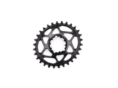 ABSOLUTE BLACK Chainring Direct Mount oval | narrow wide for SRAM Crank | black 30 Teeth
