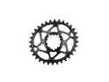 ABSOLUTE BLACK Chainring Direct Mount oval | narrow wide for SRAM Crank | black 34 Teeth