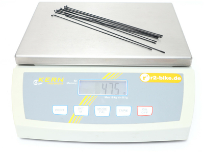 SAPIM Speiche D-Light schwarz 254 mm