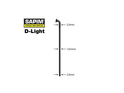 SAPIM Spoke D-Light black 300 mm