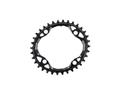 ABSOLUTE BLACK Chainring oval 1-speed BCD 104 | narrow wide black 36 Teeth