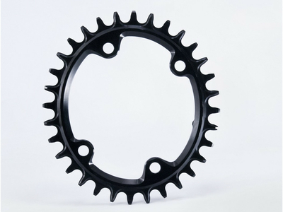GARBARUK Chainring Melon oval 1-speed narrow-wide BCD 96 Shimano XT-M8000 Crank 34 Teeth blue