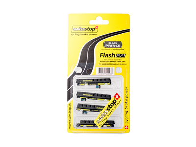 SWISSSTOP Brake Pads Road FLASH EVO BLACK PRINCE 4 Pieces...