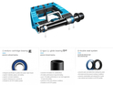 CRANKBROTHERS Pedal Refresh Kit für Eggbeater | Candy | Mallet | DH Doubleshot | Stamp | 5050 ab Mj 2011