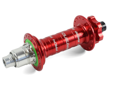 HOPE Hinterradnabe Pro 4 | Fatsno 12 x 197 mm Steckachse | Freilauf SRAM XD | rot