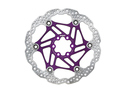 HOPE Brake Disc Floating two part 180 mm purple