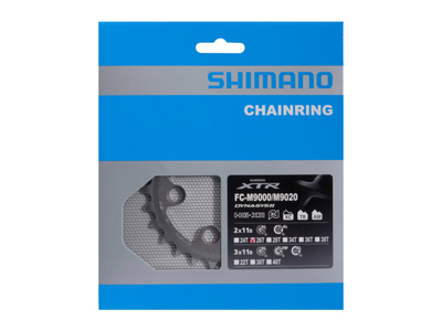 SHIMANO XTR Kettenblatt für FC-M9000-2 | FC-M9020-2 2-fach Kurbel LK 64 Innen