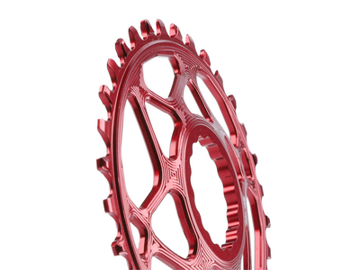 ABSOLUTE BLACK Chainring Direct Mount oval for Race Face Cinch Crank | red