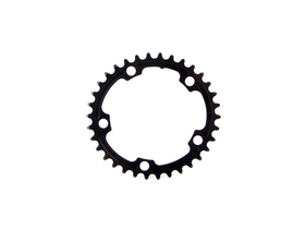 ABSOLUTE BLACK Chainring Road Oval 2X BCD 110/5 | black...