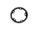 ABSOLUTE BLACK Chainring Road Oval 2X BCD 110/5 | black inner Ring