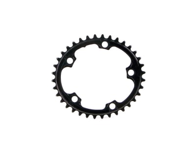 ABSOLUTE BLACK Chainring Road Oval 2X BCD 110/5 | black inner Ring 34 Teeth