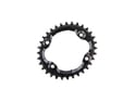ABSOLUTE BLACK Chainring oval XT M8000 1-speed BCD 96 narrow-wide | black 36 teeth